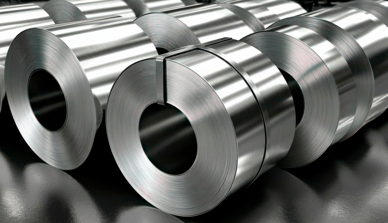 Bobinas de aço galvanizado para construção e indústria