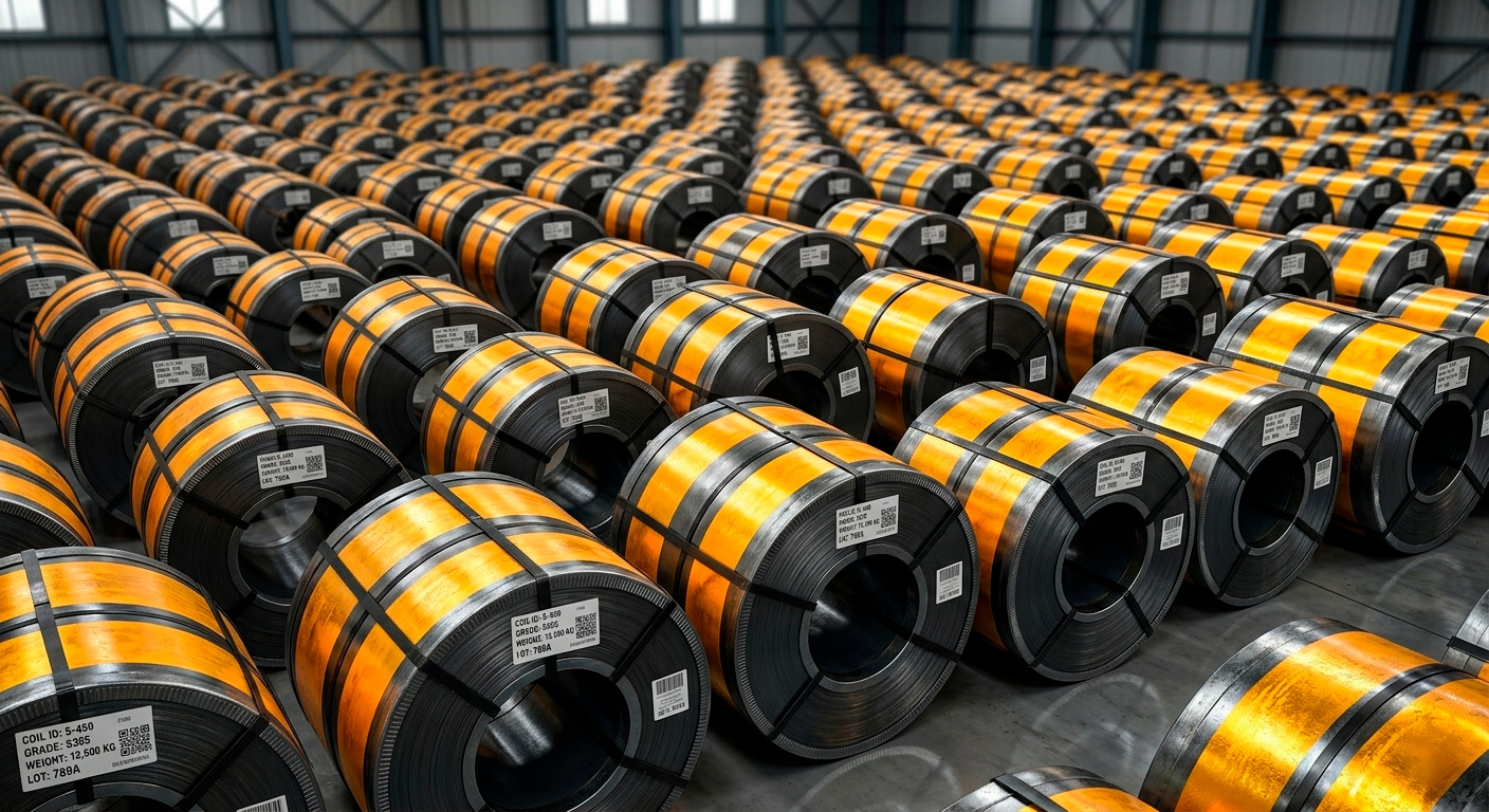 Bobinas de aço laminadas a quente para aplicação industrial